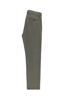 Orta Haki Regular Fit Standart Kesim Likral? Kanvas / Chino Pantolon-Abdullah Ki??l?