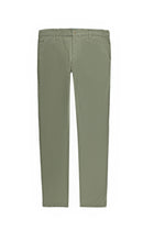 Orta Haki Slim Fit Dar Kesim Desenli Likralı Kanvas / Chino Pantolon