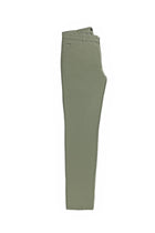 Orta Haki Slim Fit Dar Kesim Desenli Likralı Kanvas / Chino Pantolon