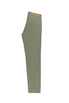 Orta Haki Slim Fit Dar Kesim Desenli Likralı Kanvas / Chino Pantolon