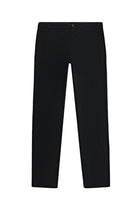 Siyah Regular Fit Desenli Likralı Kanvas / Chino Pantolon