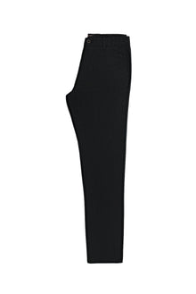 Siyah Regular Fit Desenli Likralı Kanvas / Chino Pantolon