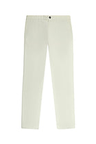 Krem Regular Fit Desenli Likralı Kanvas / Chino Pantolon