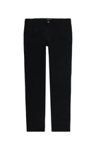 Siyah Regular Fit Desenli Likralı Kanvas / Chino Pantolon