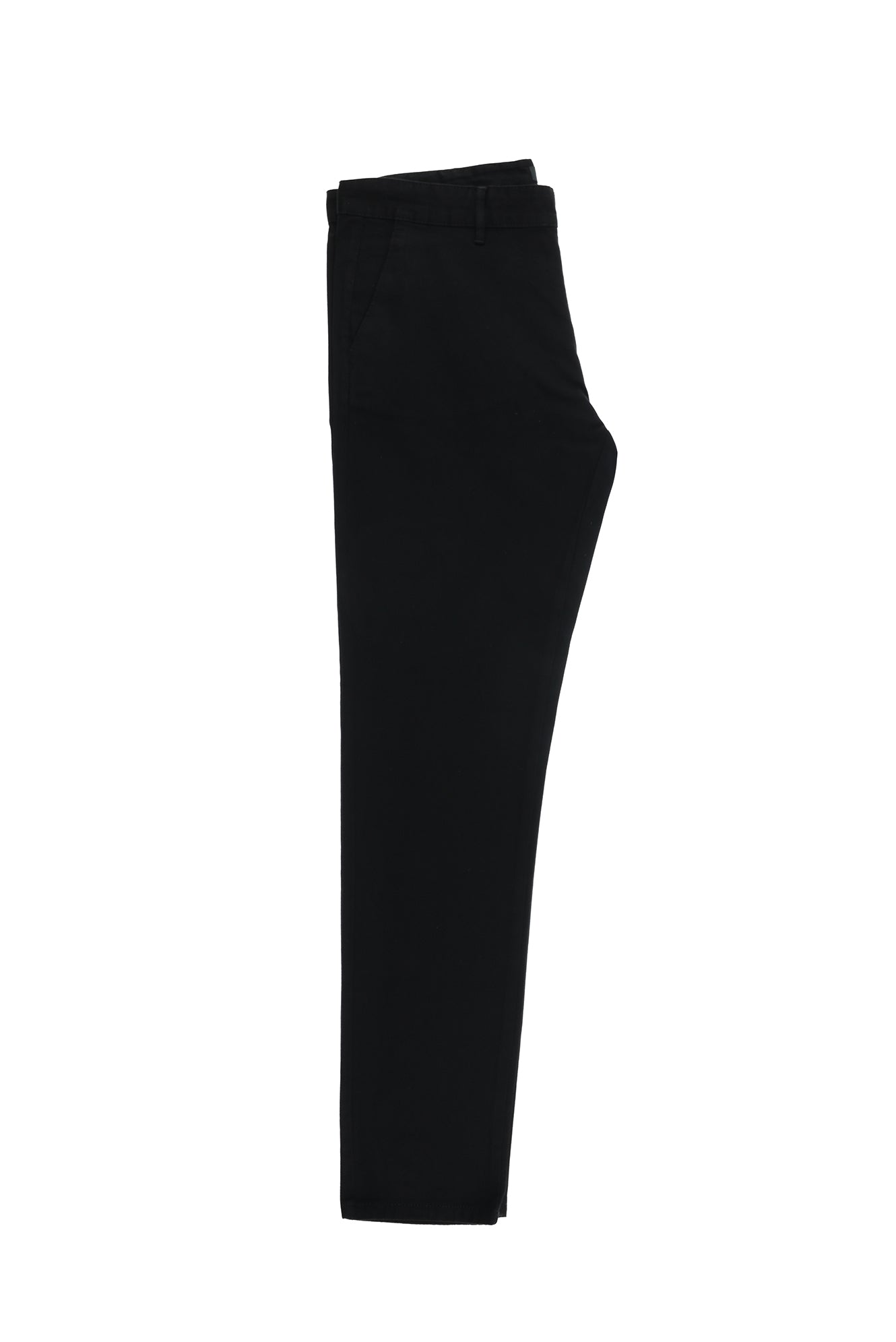 Siyah Regular Fit Desenli Likralı Kanvas / Chino Pantolon