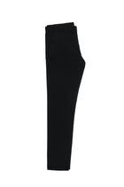 Siyah Regular Fit Desenli Likralı Kanvas / Chino Pantolon