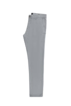 Açık Gri Regular Fit Desenli Likralı Kanvas / Chino Pantolon