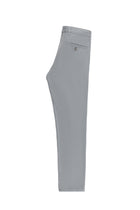 Açık Gri Regular Fit Desenli Likralı Kanvas / Chino Pantolon