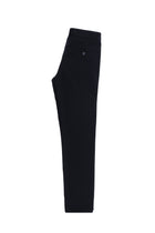 Orta Lacivert Regular Fit Desenli Likralı Kanvas / Chino Pantolon