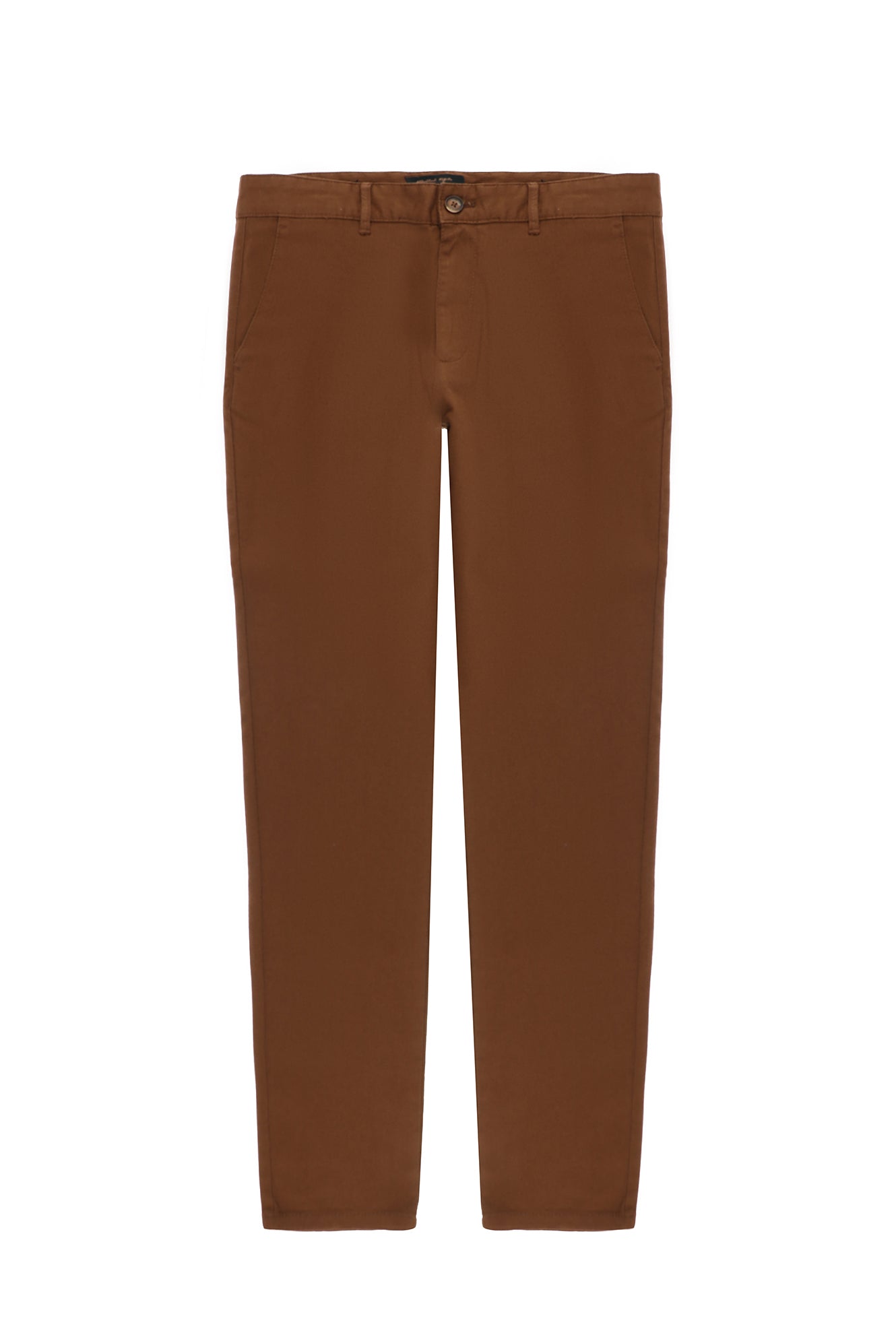 Tarçın  Regular Fit Desenli Likralı Kanvas / Chino Pantolon