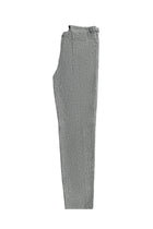 Açık Antrasit Slim Fit Dar Kesim Tokalı Keten Klasik Kumaş Pantolon