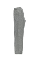 Açık Antrasit Slim Fit Dar Kesim Tokalı Keten Klasik Kumaş Pantolon