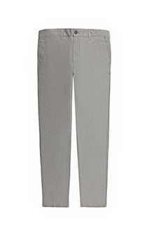 Orta Gri Regular Fit Keten Pantolon