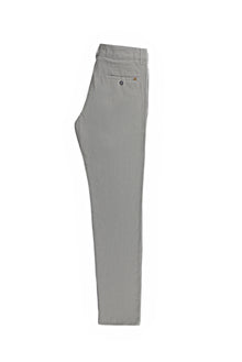 Orta Gri Regular Fit Keten Pantolon