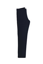 Koyu Lacivert Regular Fit Keten Pantolon