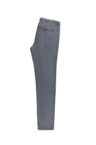 Orta Gri Regular Fit Beli Lastikli İpli Keten Pantolon