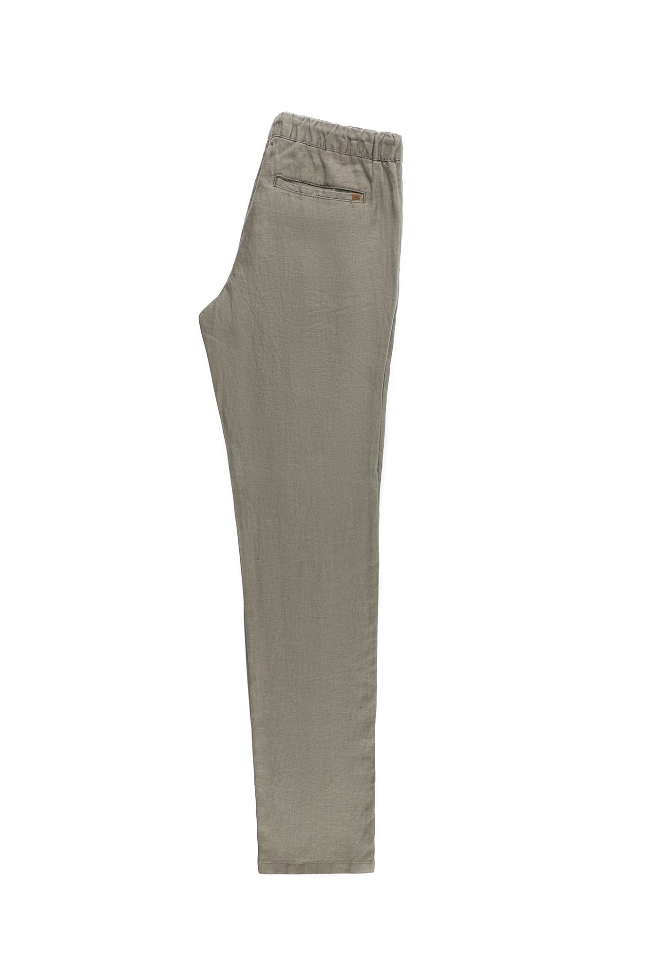 Safari Regular Fit Beli Lastikli İpli Keten Pantolon