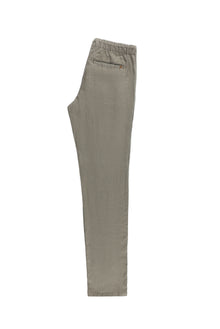 Safari Regular Fit Beli Lastikli İpli Keten Pantolon