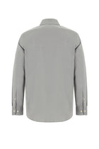 Koyu Füme Uzun Kol Regular Fit Desenli Spor Pamuk Gömlek