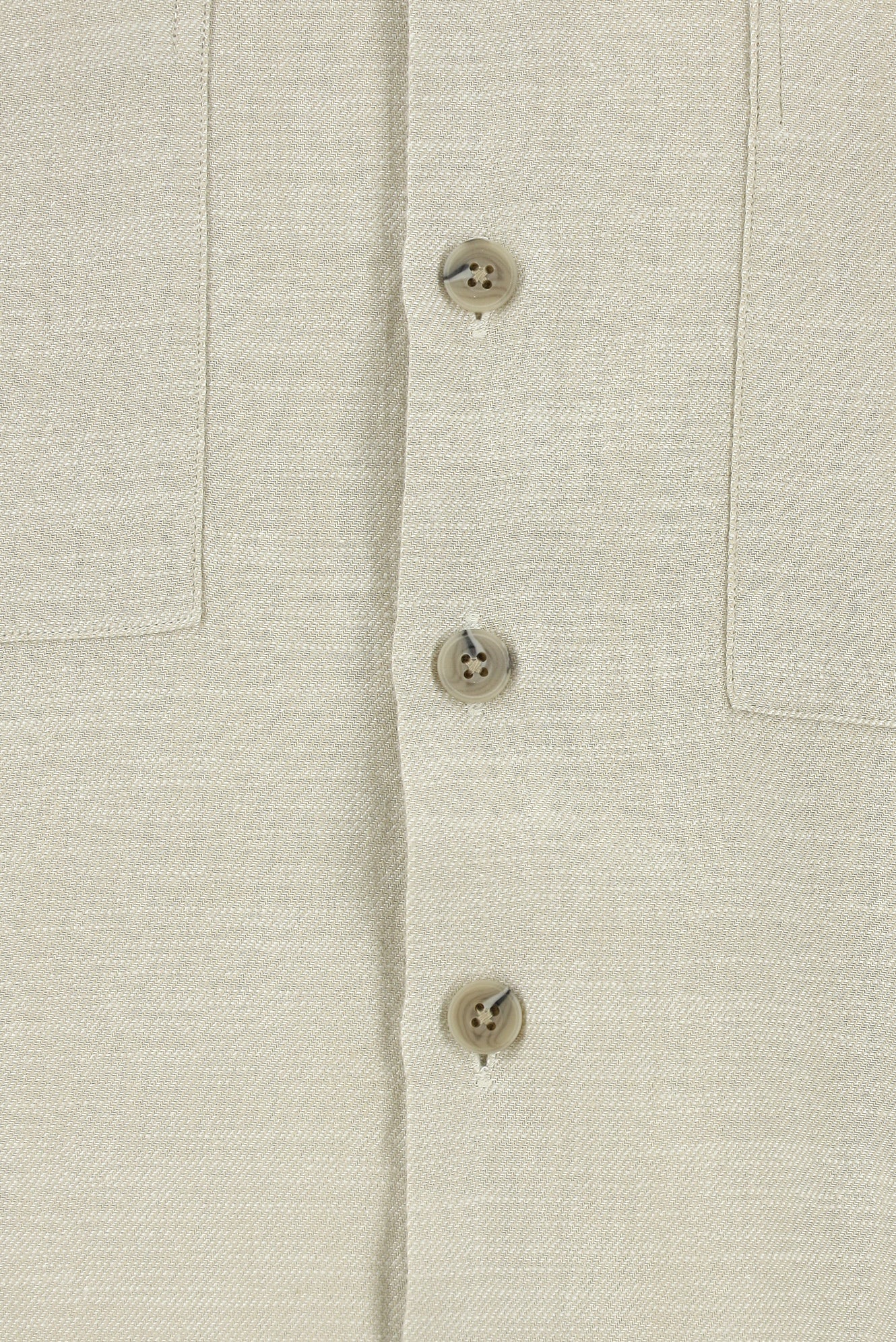 Açık Vizon Uzun Kol Oversize Spor Pamuk Gömlek