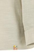 Açık Vizon Uzun Kol Oversize Spor Pamuk Gömlek