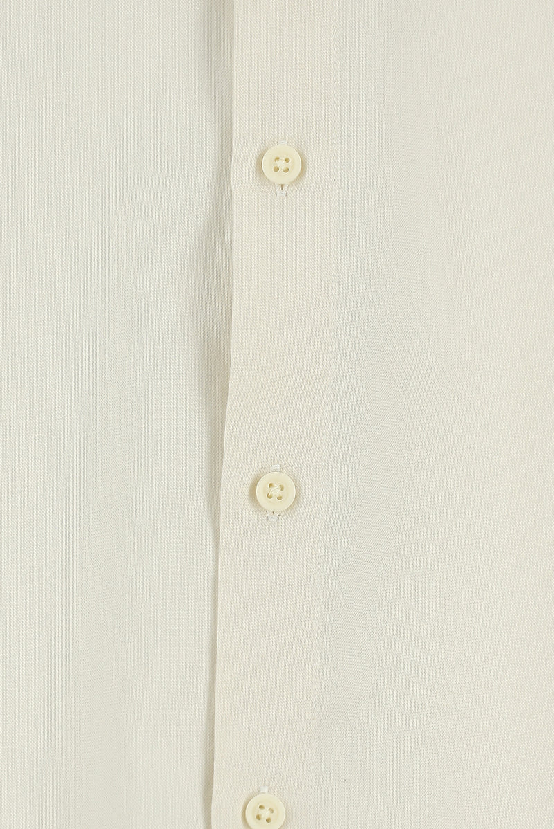 Ekru Uzun Kol Regular Fit Oxford Spor Pamuk Gömlek