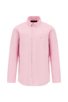 Pembe Uzun Kol Regular Fit Oxford Spor Pamuk Gömlek