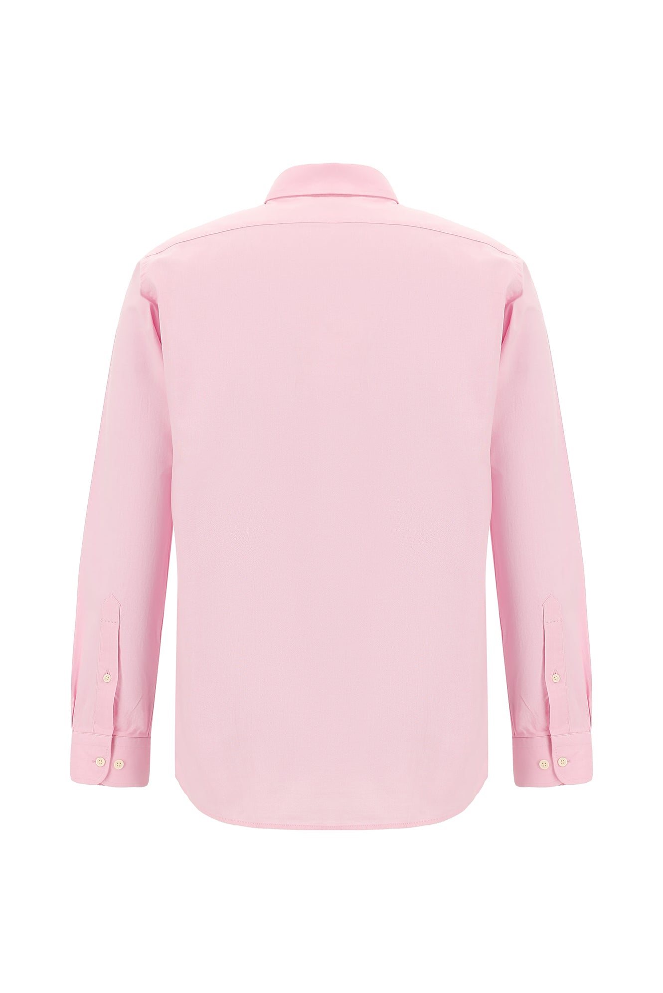 Pembe Uzun Kol Regular Fit Oxford Spor Pamuk Gömlek