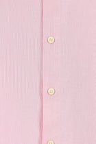 Pembe Uzun Kol Regular Fit Oxford Spor Pamuk Gömlek