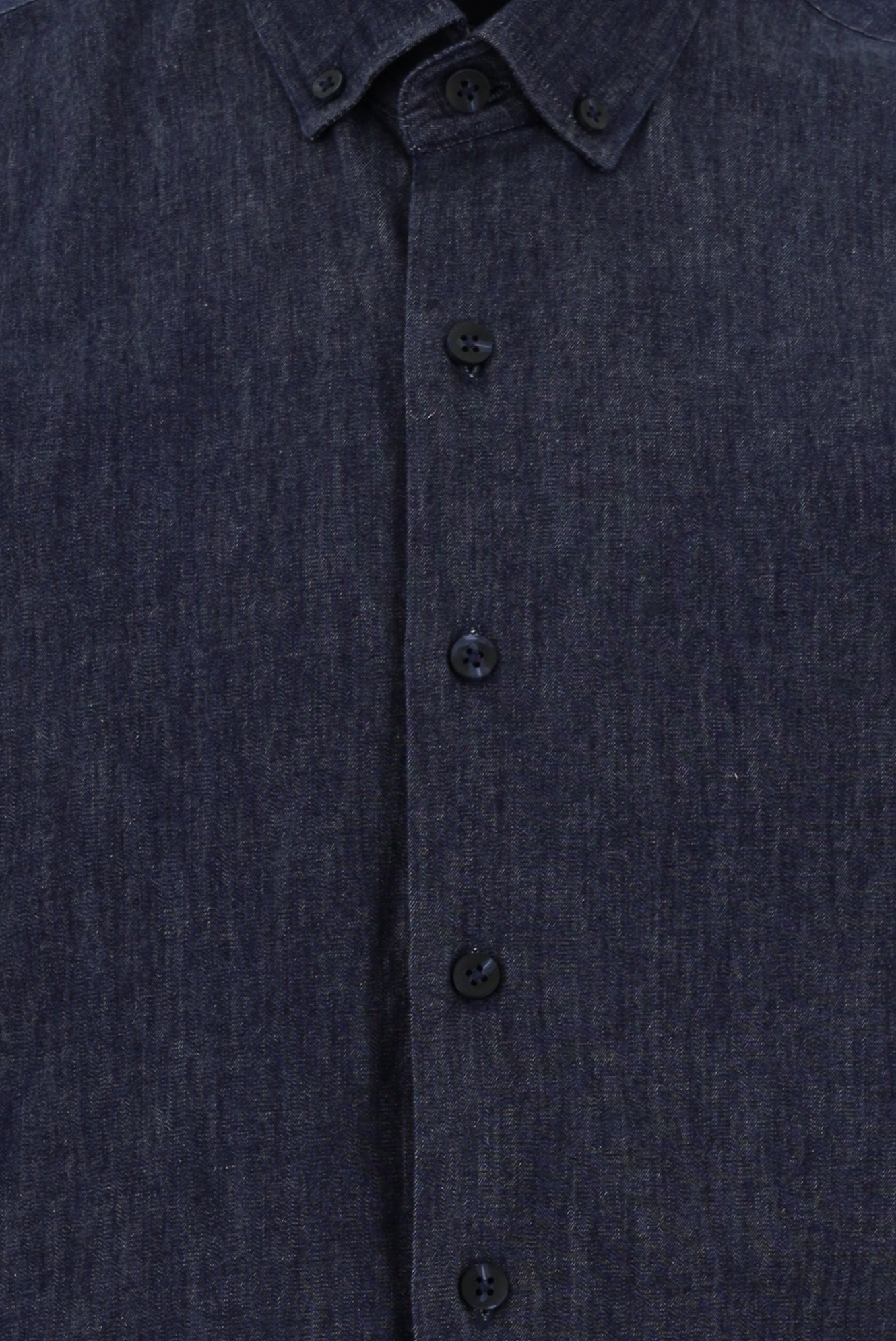 İndigo Uzun Kol Slim Fit Dar Kesim Denim Pamuk Gömlek