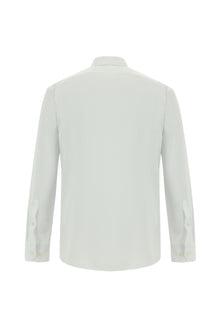 Beyaz Uzun Kol Slim Fit Dar Kesim Pamuk Gömlek