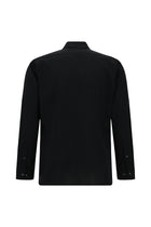 Siyah Uzun Kol Slim Fit Dar Kesim Klasik Pamuk Gömlek