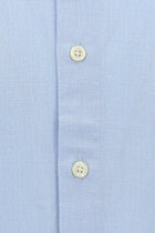 Açık Mavi Uzun Kol Slim Fit Dar Kesim Klasik Pamuk Gömlek