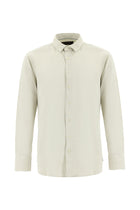 Taş Uzun Kol Slim Fit Dar Kesim Keten Gömlek