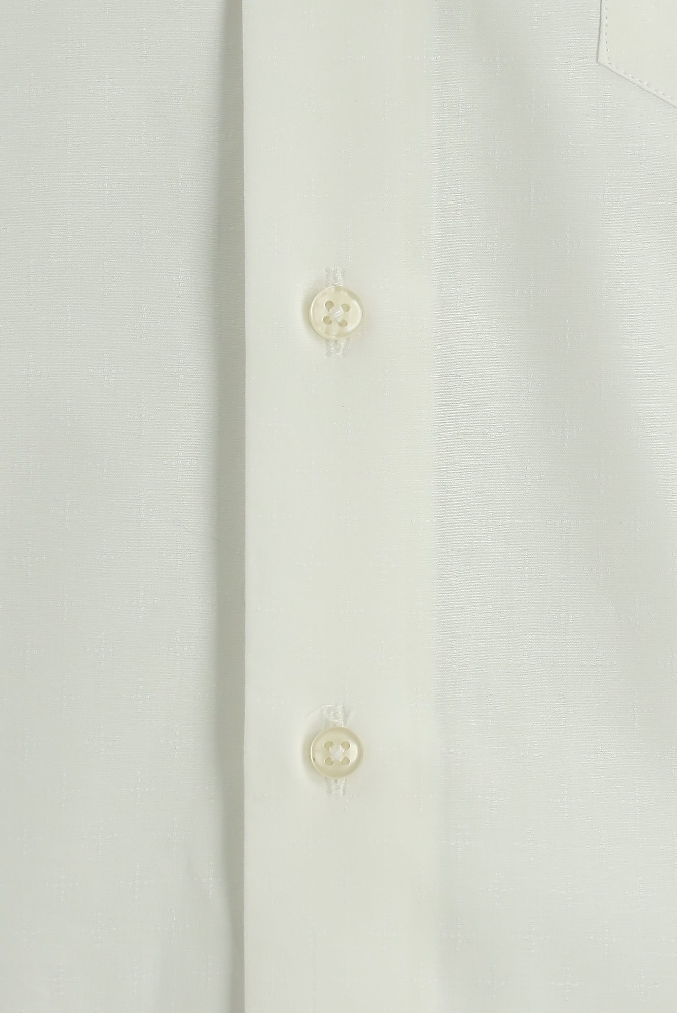 Beyaz Kısa Kol Slim Fit Dar Kesim Desenli Pamuk Gömlek