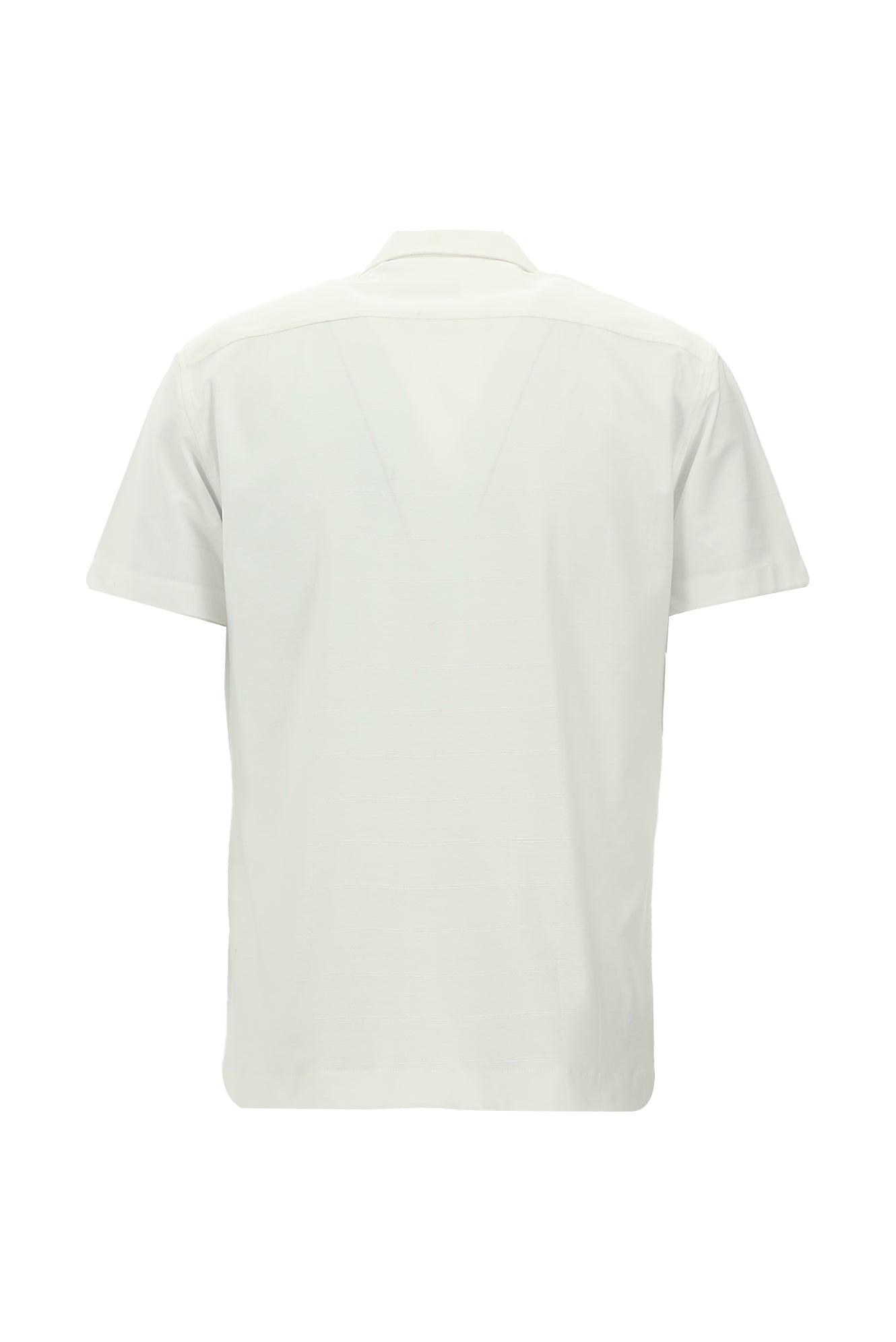 Beyaz Kısa Kol Slim Fit Dar Kesim Pamuk Gömlek