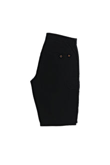 Siyah 6 Drop Regular Fit Standart Kesim Pamuk Bermuda Kargo ?ort-Abdullah Ki??l?