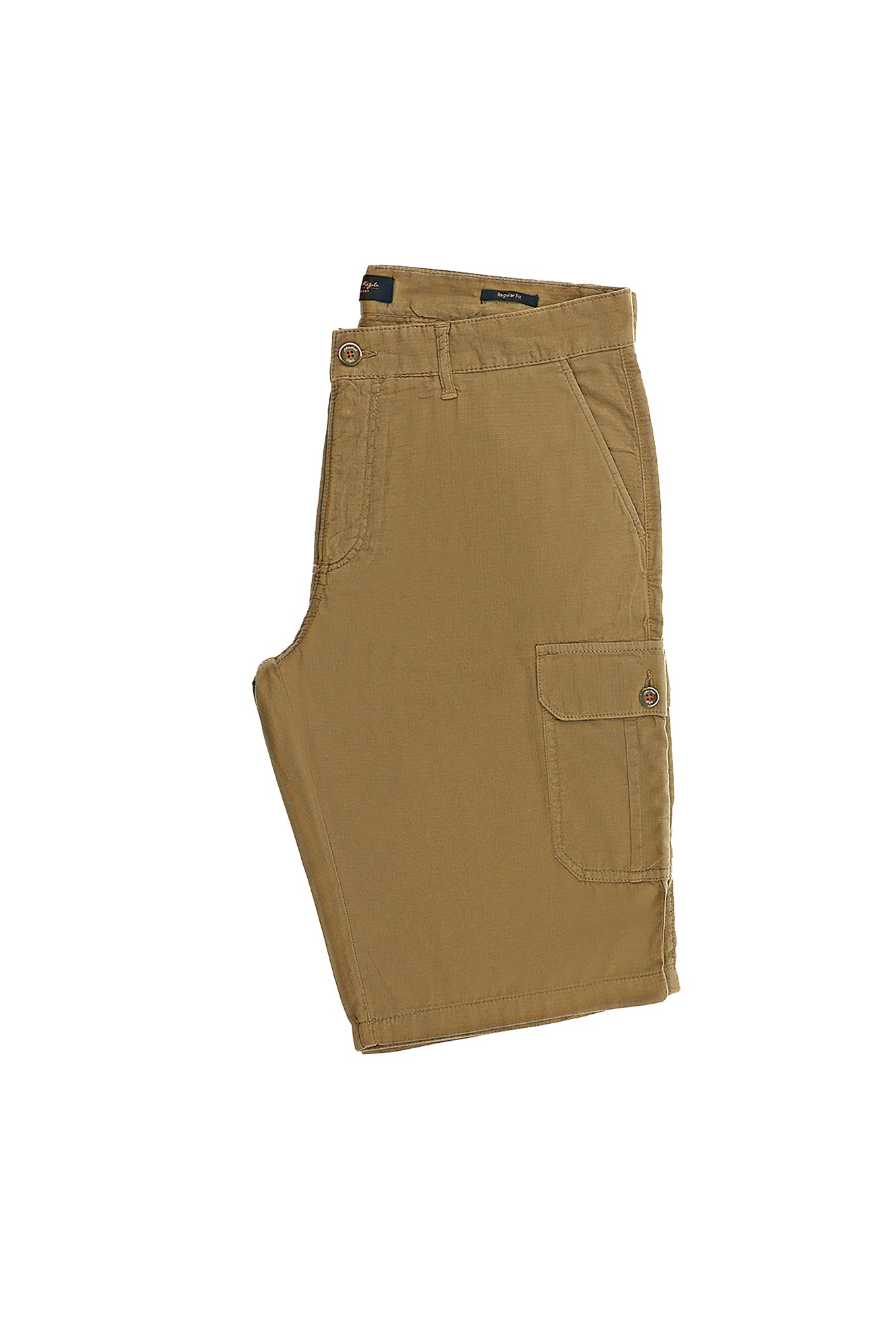 Taba Regular Fit Pamuk Bermuda Kargo Şort