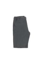 Koyu Füme Regular Fit Beli Lastikli İpli Keten Bermuda Şort