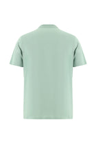 Çağla Yeşili Bisiklet Yaka Regular Fit Baskılı Pamuk T-shirt