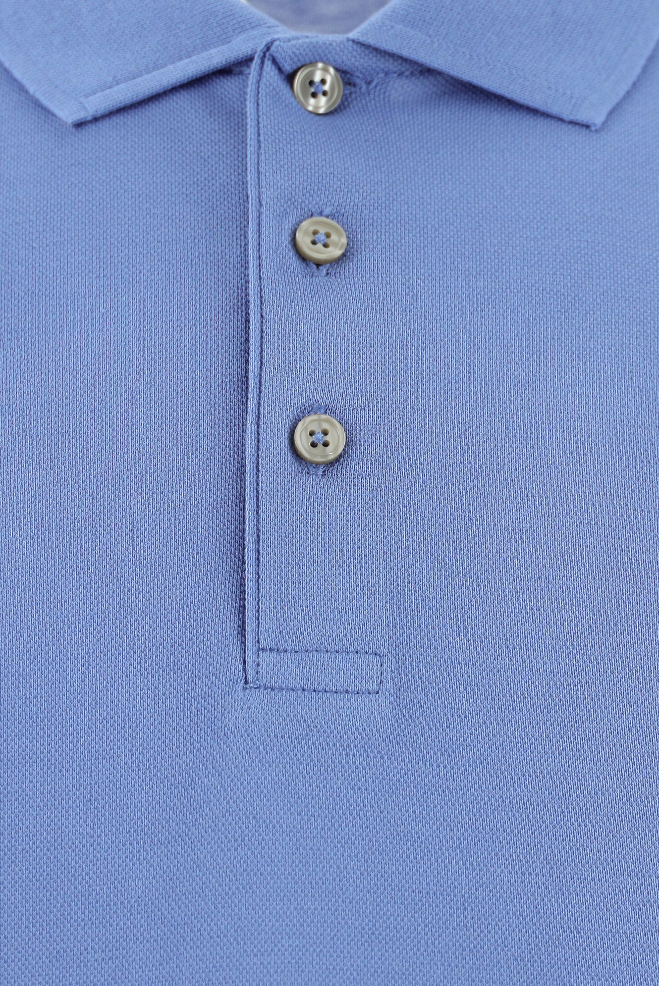 Koyu Mavi  Regular Fit Nakışlı Merserize Pamuk Kıvrılmaz Polo Yaka T-shirt