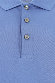 Koyu Mavi  Regular Fit Nak??l? Merserize Pamuk K?vr?lmaz Polo Yaka T-shirt-Abdullah Ki??l?