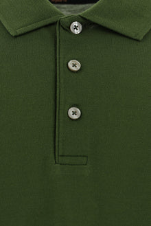 Asker Haki Regular Fit Nak??l? Merserize Pamuk K?vr?lmaz Polo Yaka T-shirt-Abdullah Ki??l?