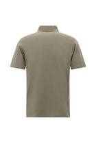 Orta Vizon Regular Fit Desenli Nakışlı Merserize Pamuk Polo Yaka T-shirt