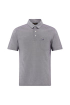 Mor Regular Fit Desenli Nakışlı Merserize Pamuk Polo Yaka T-shirt