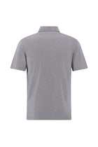 Mor Regular Fit Desenli Nakışlı Merserize Pamuk Polo Yaka T-shirt
