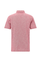 Vişne Regular Fit Desenli Nakışlı Merserize Pamuk Polo Yaka T-shirt