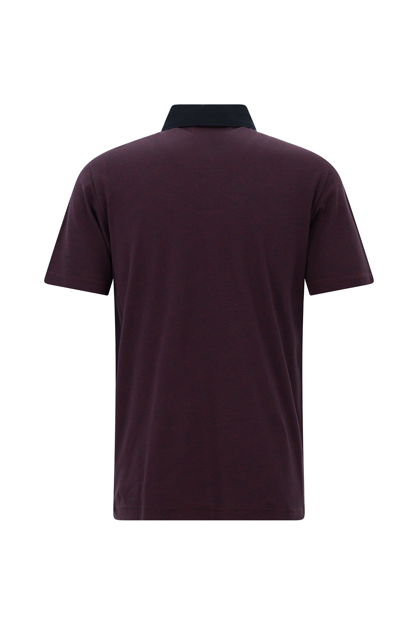 Koyu Lacivert Regular Fit Desenli Nakışlı Merserize Pamuk Polo Yaka T-shirt