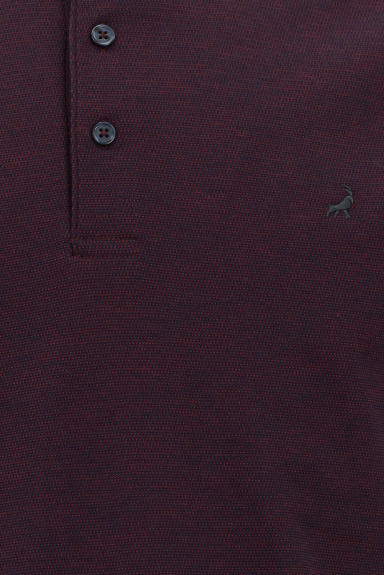 Koyu Lacivert Regular Fit Desenli Nakışlı Merserize Pamuk Polo Yaka T-shirt