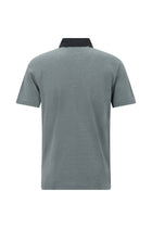 Aç?k Antrasit Regular Fit Desenli Nak??l? Merserize Pamuk Polo Yaka T-shirt-Abdullah Ki??l?